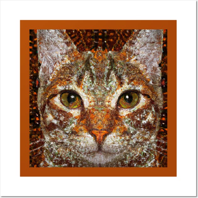 Portrait of a Tabby Cat Wall Art by Star Scrunch